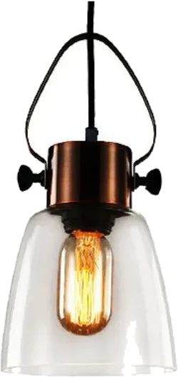 SYIPN015 Red Bronze Metal Pendant – E27 ES, IP20