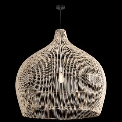 K-Light Bamboo Pendant - E27, IP20, Natural Bamboo, Various Sizes — view 2